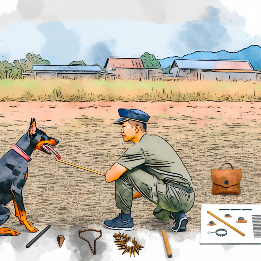 Dobermans e a Disciplina de Proteção: Como Treinar seu Cão para Reagir Sob Comando com Eficácia